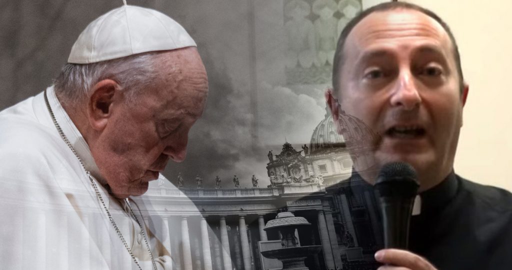 O padre excomungado por chamar o Papa Francisco de 'usurpador'