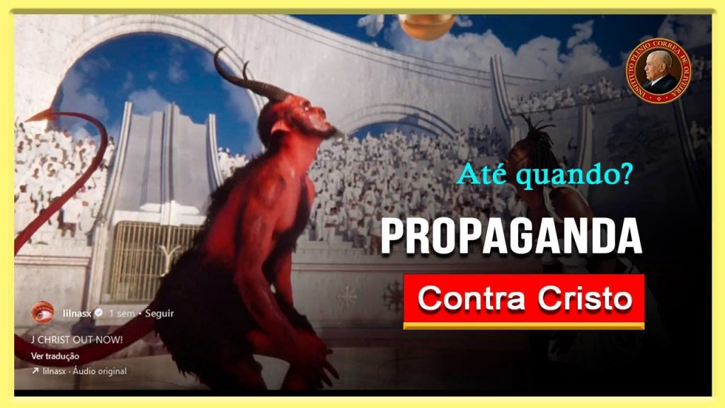 Uma revoltante propaganda contra cristo