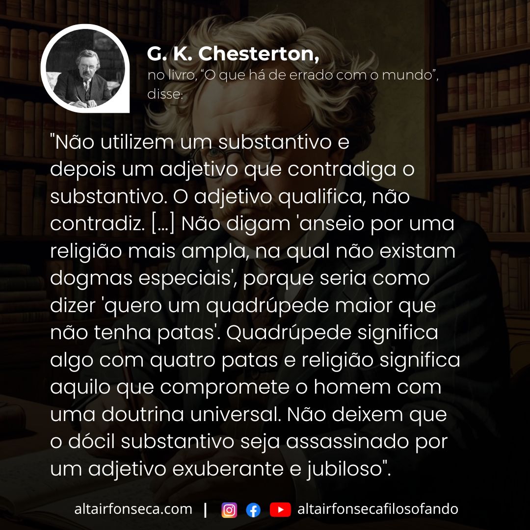 G. K. Chesterton e a morte do significado 