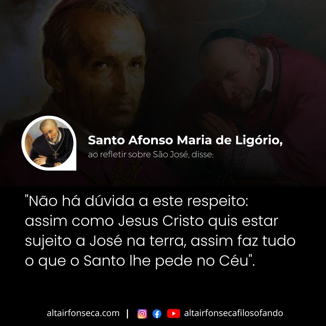 Santo Afonso Maria de Ligório sobre São José 