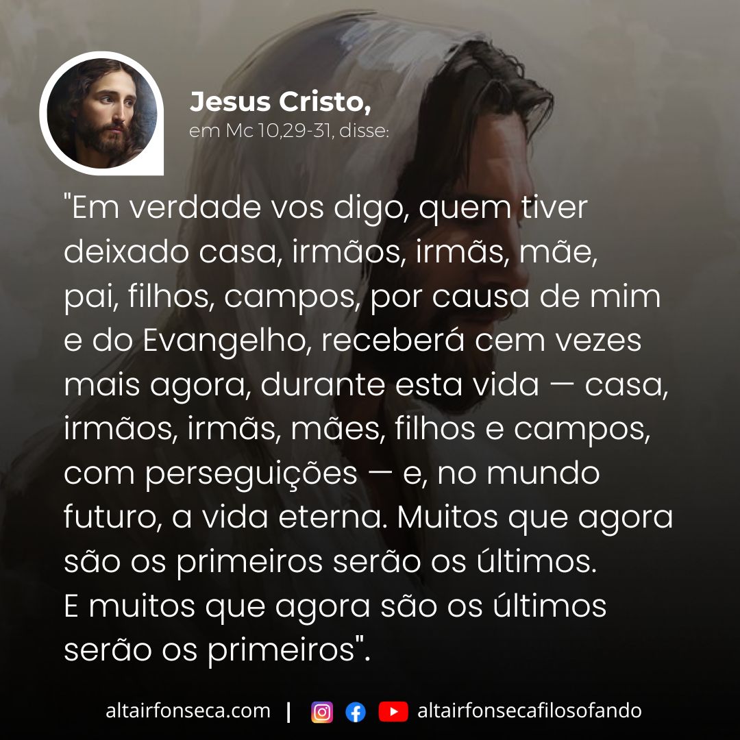 Uma importante promessa de Jesus Cristo para todos nós 