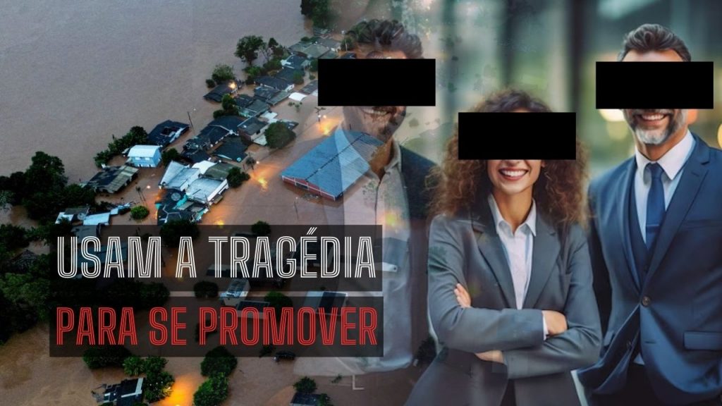 Usam a tragédia para se promover