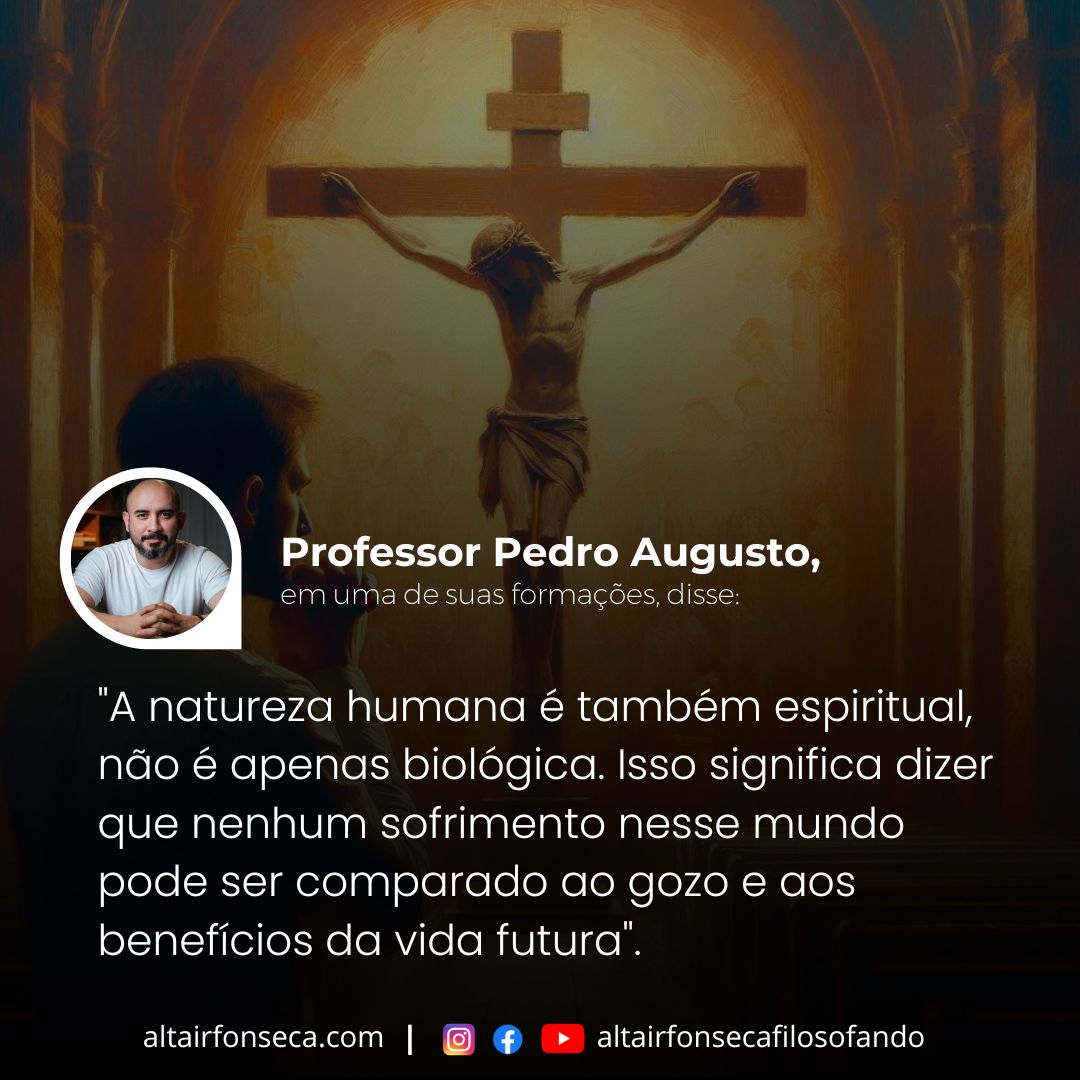 A natureza humana é também espiritual 