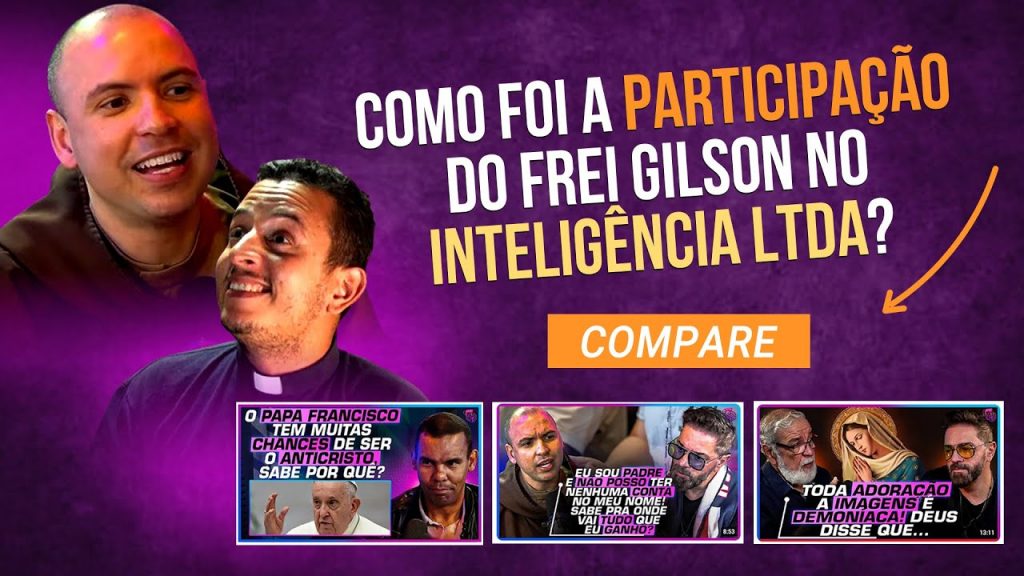 A participação de Frei Gilson no podcast