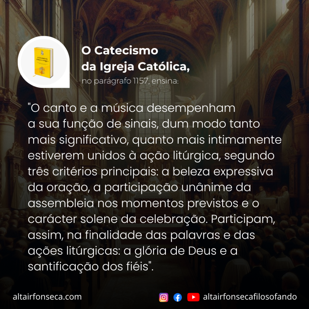 Canto e música são sinais 