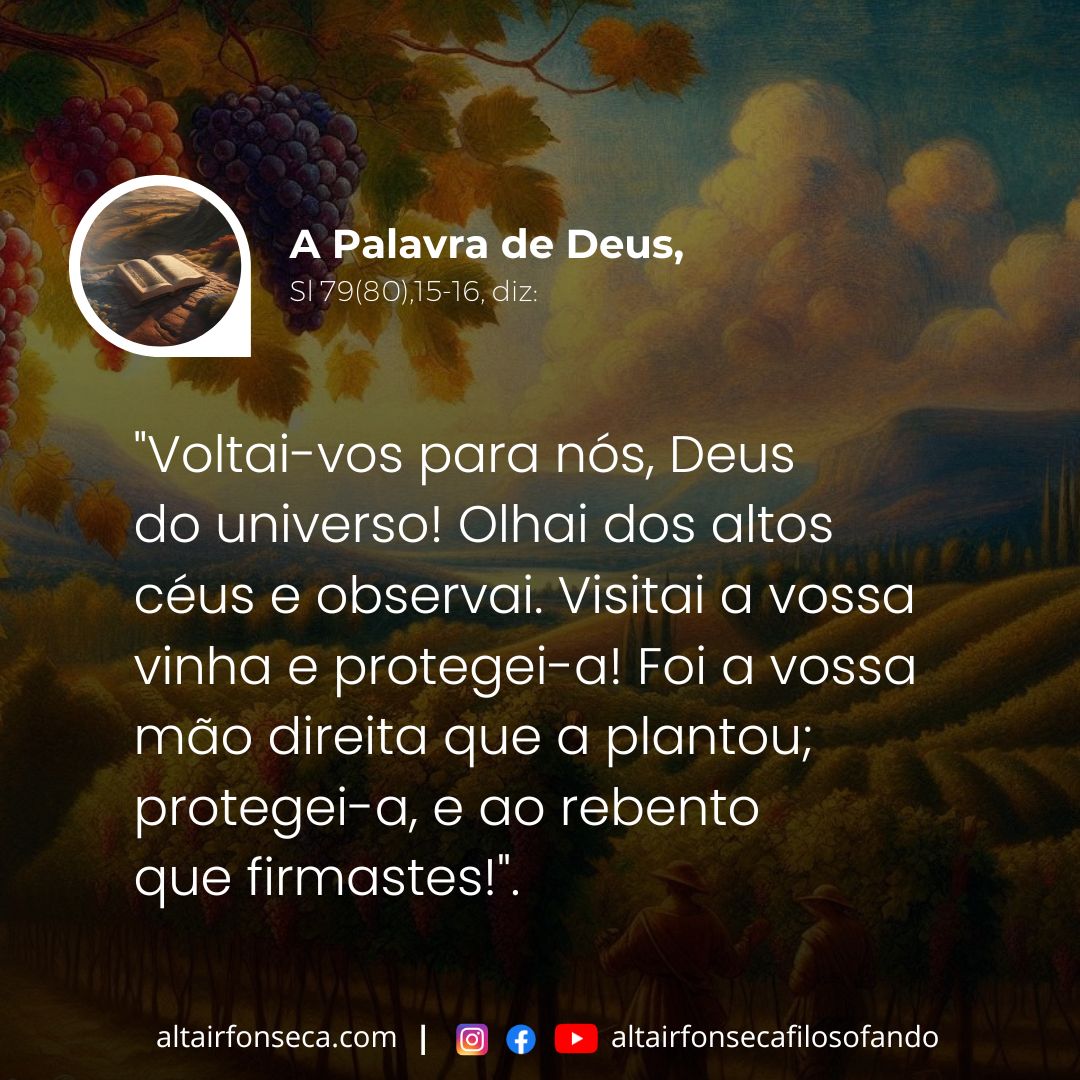 É Deus que cuida de nós 