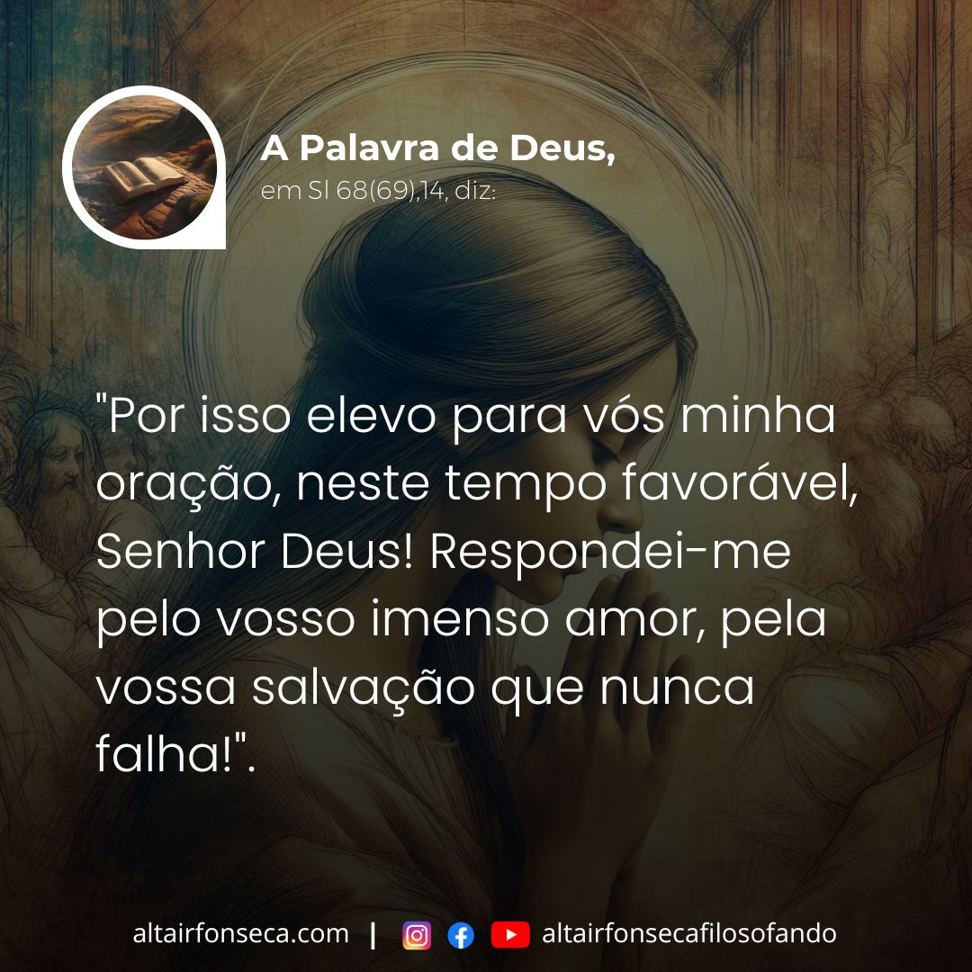 Elevo para Deus minha oração 