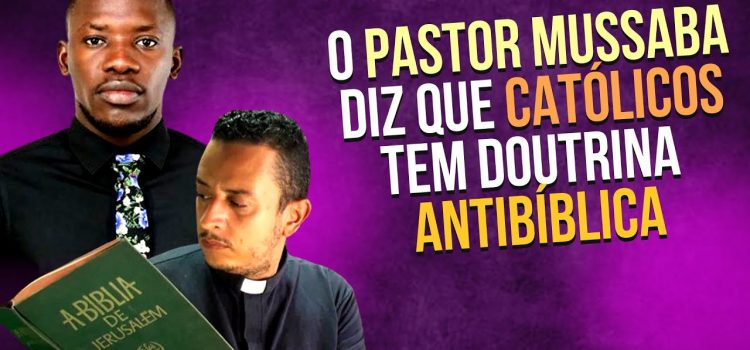 Pastor Mussaba disse que católicos seguem doutrina antibíblica e recebeu uma resposta importante