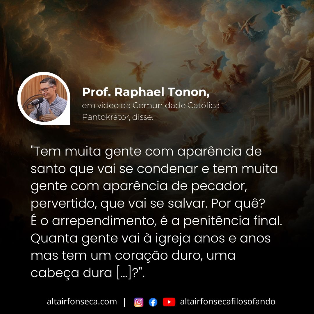 Raphael Tonon e a salvação 