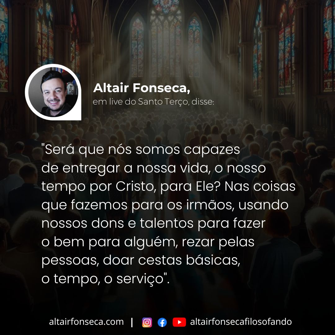 Entreguemos nossas vidas a Cristo 