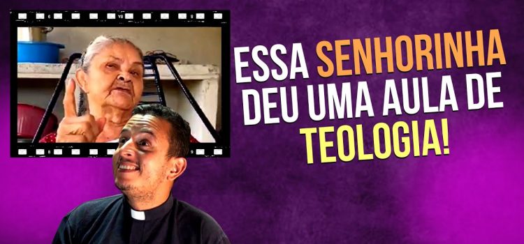 Essa senhorinha deu uma aula de teologia e você precisa ver