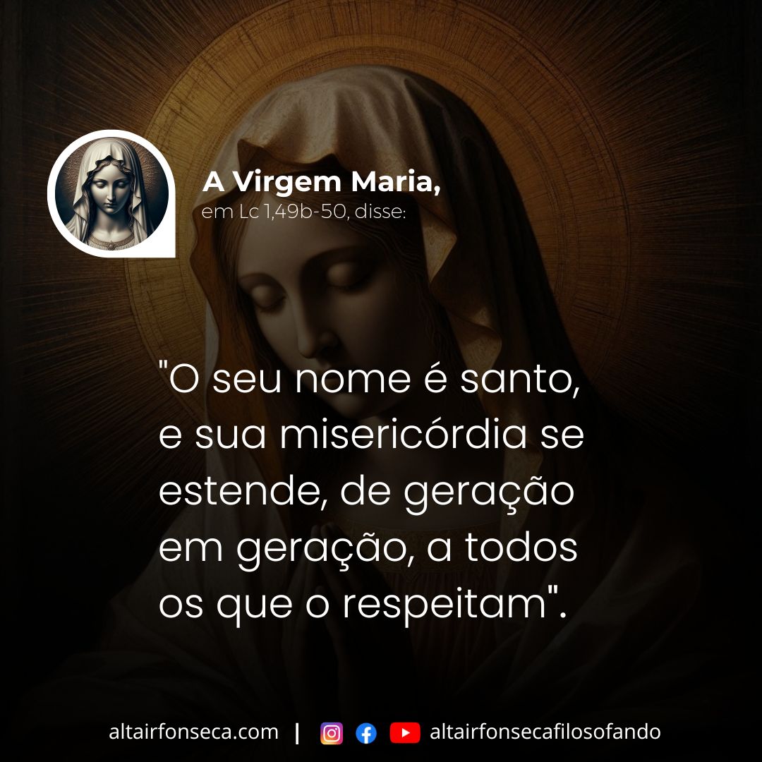 O nome do Senhor é santo e Sua misericórdia é eterna