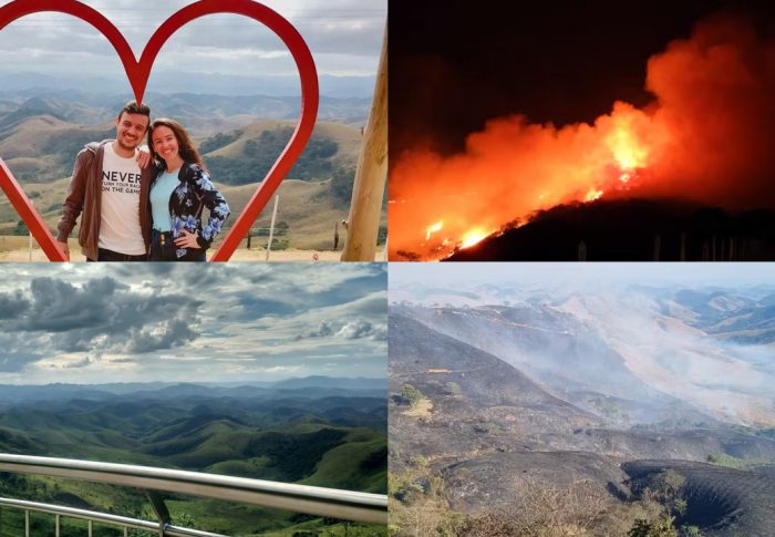 Serra da Beleza: Um lugar especial para minha esposa e eu, agora destruído pelas chamas