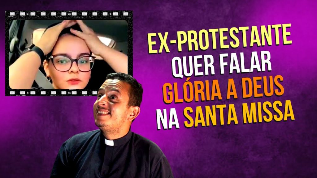 Ela quer falar glória a Deus na Santa Missa