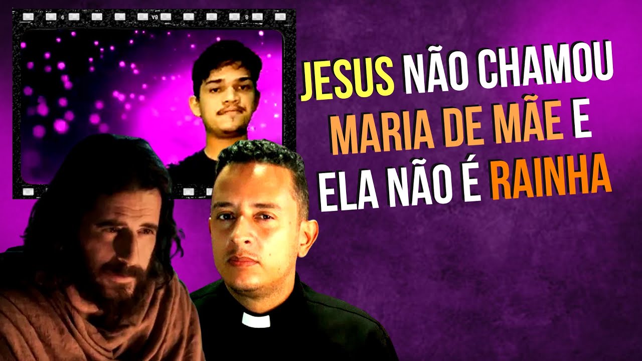 Jesus não chamou Maria de Mãe e ela não é rainha