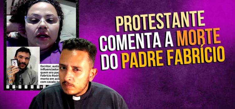 Missionária protestante usou a mort3 do padre Fabrício Rodrigues para questionar a fé católica e recebeu a resposta do diácono João Victor Mariano