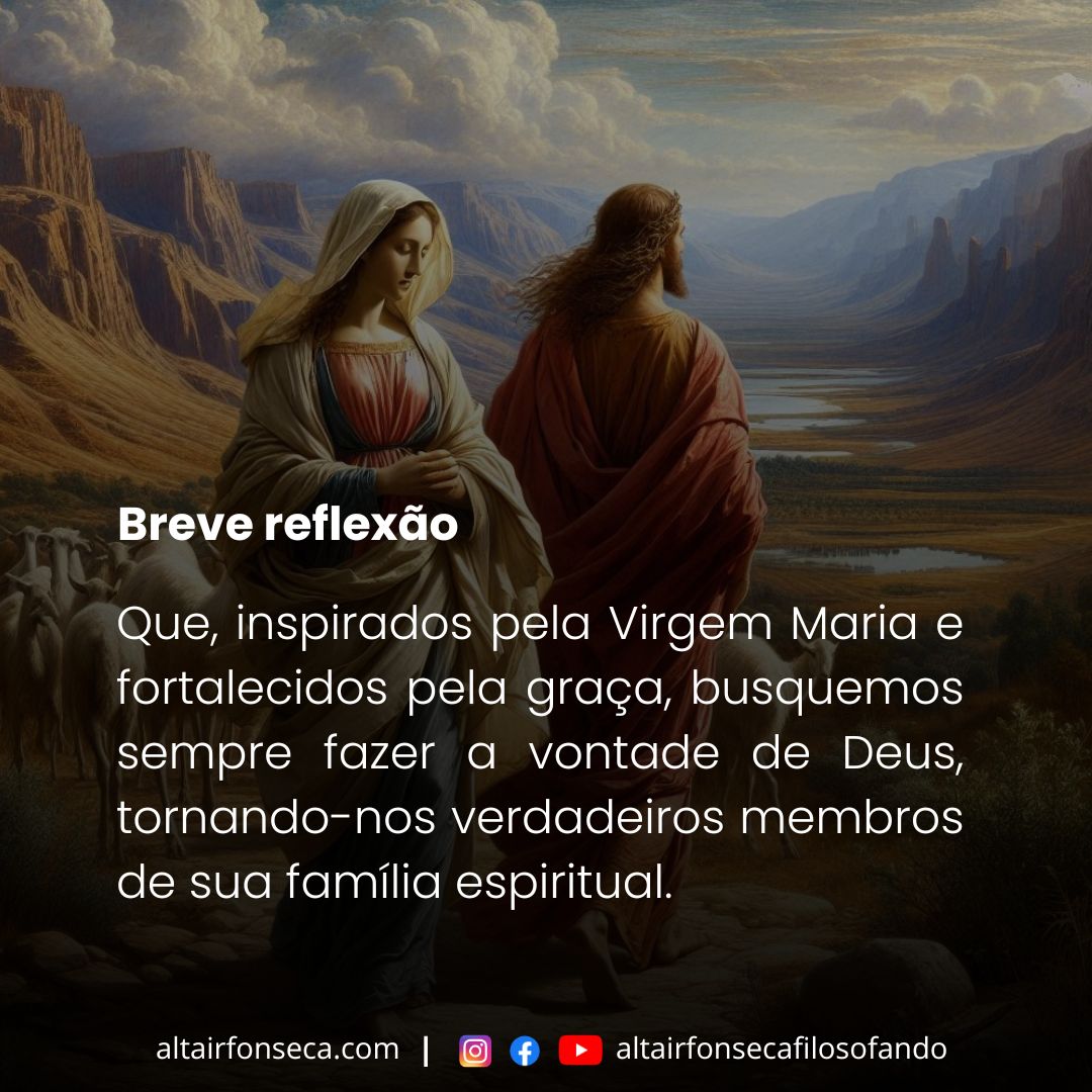 Que a Virgem Maria interceda por nós 